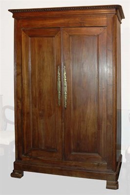 Lot 476 - French Provincial Fruitwood Armoire Height 7...