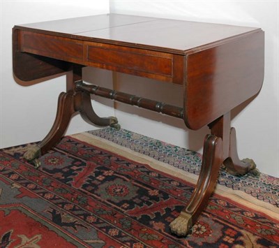 Lot 352 - Regency Style Mahogany Sofa Table Height 28...