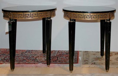 Lot 299 - Pair of Neoclassical Style Gilt Decorated and...