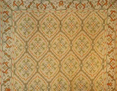 Lot 3724 - Needlepoint Rug Portugal, mid 20th century The...