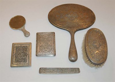 Lot 3157 - Miscellaneous Group of Persian Silver Articles...
