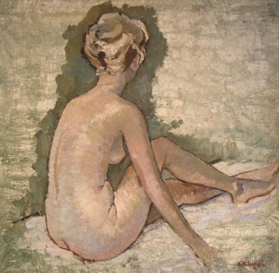 Lot 66 - Constantin Kluge French, 1912-2003 Seated...