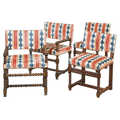 Lot 169 - Assembled Set of Ten Continental Baroque...