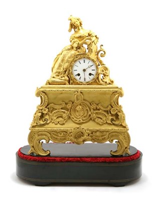 Lot 670 - Louis Philippe Gilt-Bronze Figural Mantel...