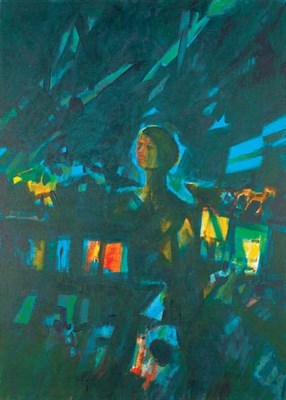 Lot 1051 - John Hultberg American, b. 1922 Seafarer, 1977...