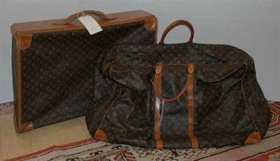 Lot 226 - Louis Vuitton Rectangular Suitcase; Together...