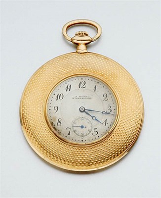 Lot 2593 - Gold Open Face Pocket Watch