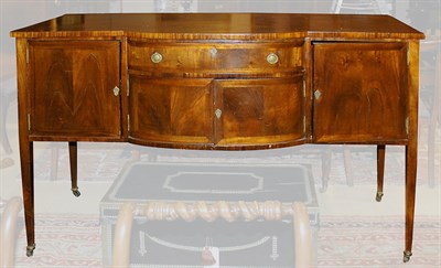 Lot 2205 - Federal Style Inlaid Mahogany Sideboard Height...