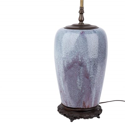 Lot 315 - Chinese Flambe Glazed Vase 19th Century...