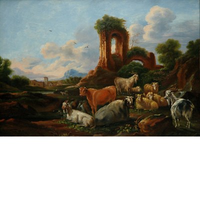 Lot 68 - Manner of Philip Peter Roos, called Rosa da...