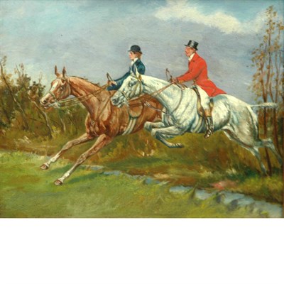 Lot 1010 - British School 20th Century Over the Stream...