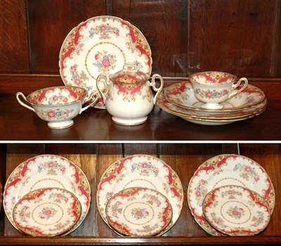 Lot 172 - Shelley Porcelain Dinner Service In the...