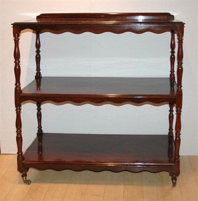 Lot 281 - George III Style Mahogany Three-Tier Dessert...