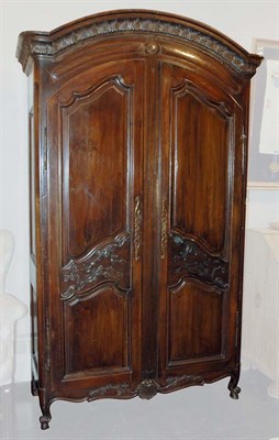 Lot 187 - Louis XVI Style Mahogany Armoire Height 7 feet...