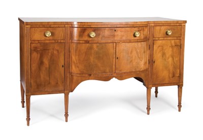 Lot 2197 - Federal Mahogany Sideboard Mid Atlantic or...