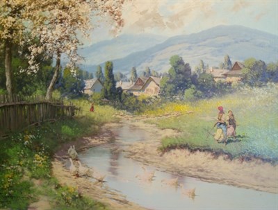 Lot 4070 - Laszlo Neogrady Hungarian, 1900-1962 Spring...