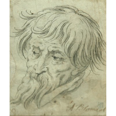 Lot 7 - Manner of Abraham Bloemaert Head of a Man...