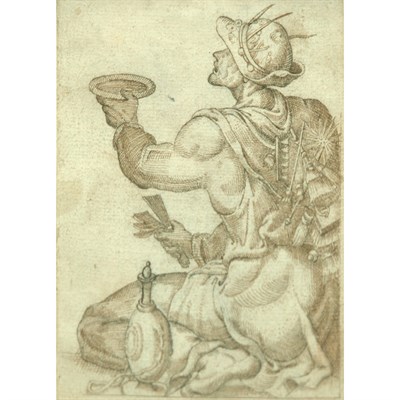 Lot 2 - Continental School 16th Century A Seated...