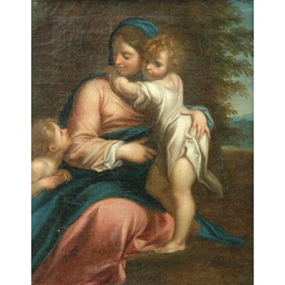 Lot 55 - Bolognese School 17th Century Madonna and...