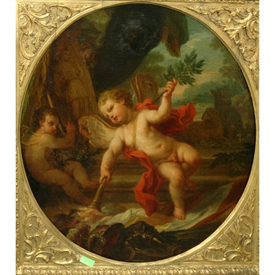 Lot 97 - Italian School 18th Century The Triumph of...