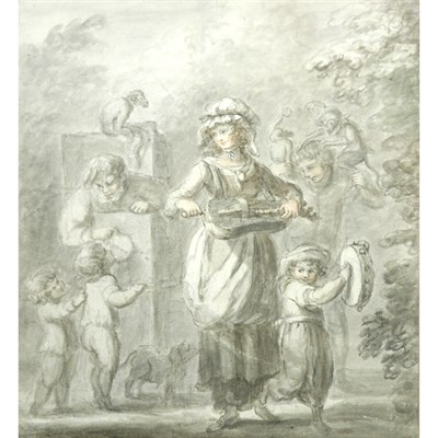 Lot 83 - (i) English School 18th Century Street...