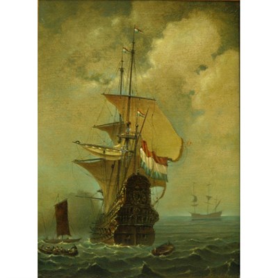 Lot 137 - Manner of Willem van de Velde 19th Century War...