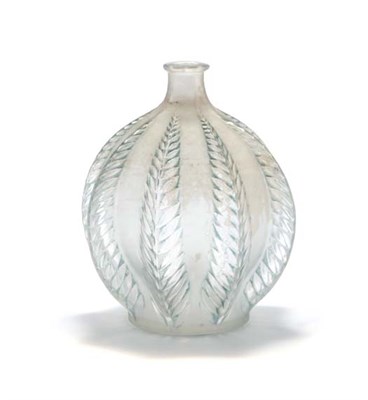 Lot 3462 - Lalique Molded Glass Malines Vase Marcilhac No....