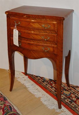 Lot 3537 - Transitional Louis XV/XVI Style Inlaid Walnut...