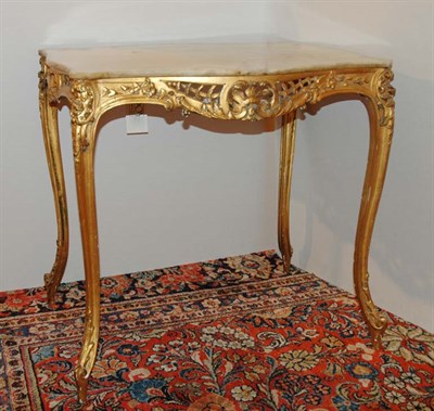 Lot 3538 - Louis XV Style Painted Center Table The shaped...
