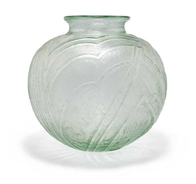 Lot 4414 - Daum Acid Etched Glass Vase Circa 1930 Of...