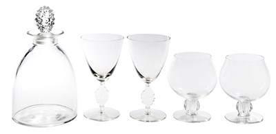 Lot 3460 - Miscellaneous Group of Lalique Glass Barware...