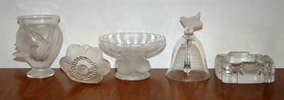 Lot 3465 - Miscellaneous Group of Lalique Molded Glass...