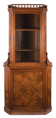 Lot 4479 - Eastlake Style Walnut Corner Cabinet Late 19th...