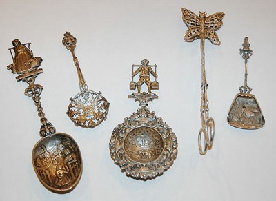 Lot 3143 - Miscellaneous Group of Continental Silver...