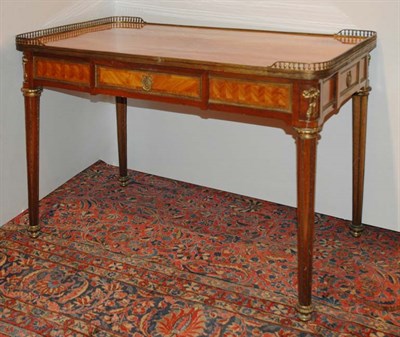 Lot 3582 - Louis XVI Style Gilt-Metal Mounted Walnut...