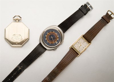 Lot 2766 - Two Gentlemen's Wristwatches and One Open Face Pocket Watch