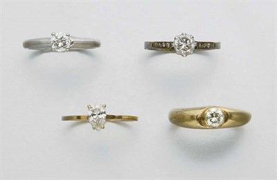 Lot 2421 - Four Diamond Rings