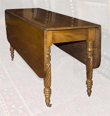 Lot 139 - American Mahogany Drop Leaf Table Height 28...