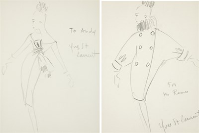 Lot 1020 - Yves St. Laurent French, 1936-2008 Figure...