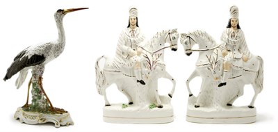 Lot 2303 - Pair of Staffordshire Pottery Lustre Decorated...