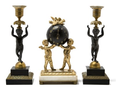 Lot 4115 - Louis XVI Style Parcel Gilt and Patinated...