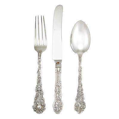 Lot 157 - Gorham Sterling Silver Flatware Service In the...