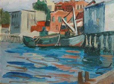 Lot 2074 - Ben Benn American, 1884-1983 Still Harbor,...