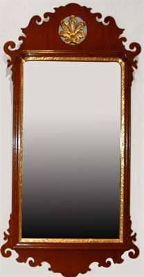 Lot 393 - George III Style Parcel Gilt Mahogany Mirror...
