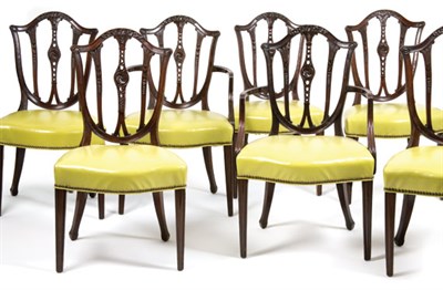 Lot 292 - Set of Twenty George III Mahogany Dining...