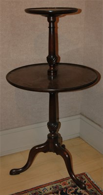 Lot 284 - George III Style Mahogany Two-Tier Dumbwaiter...
