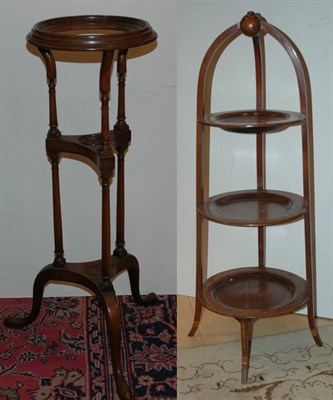 Lot 310 - George III Style Mahogany Basin Stand;...