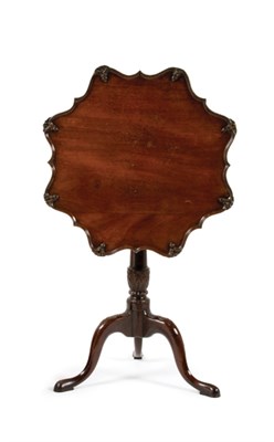 Lot 331 - George III Mahogany Tilt-Top Table The...