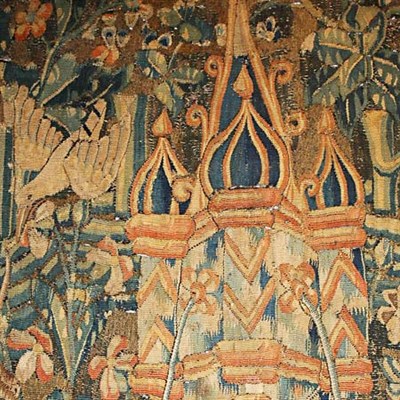 Lot 406 - Flemish Tapestry Panel Belgium, 17th century A...