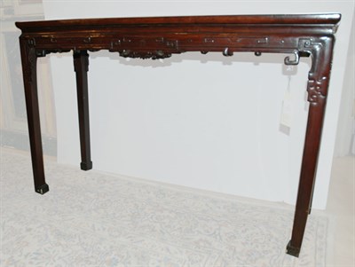 Lot 3194 - Chinese Hardwood Altar Table Height 32 1/4...